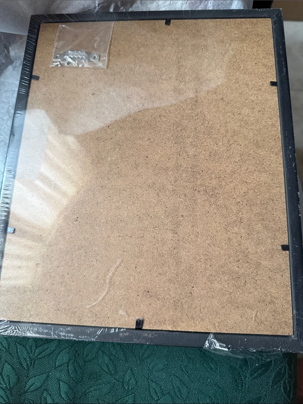Shadow Box Display Case 8 x 10. Solid Wood. Glass Cover. Black. In Packaging